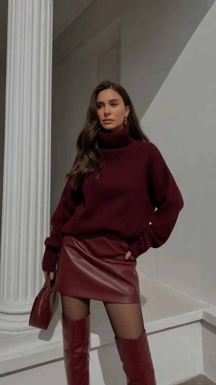 Trendy outfits for women 2026 rich tones and cozy textures