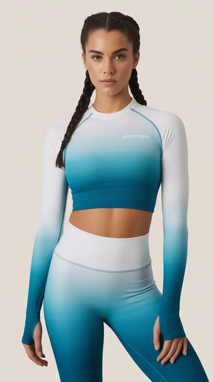 Workout outfits for women 2026 Ocean Fade Energy