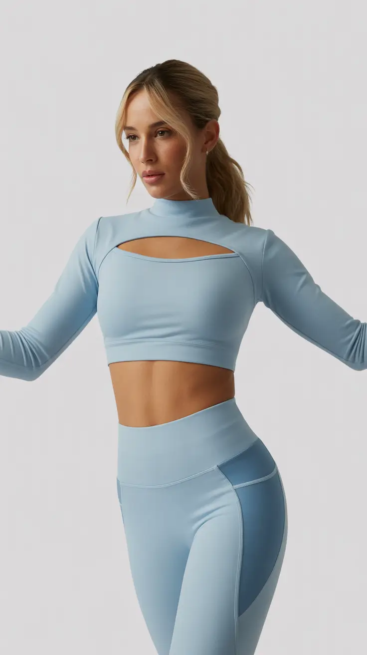 Workout outfits for women 2026 Cool Serenity in Blue