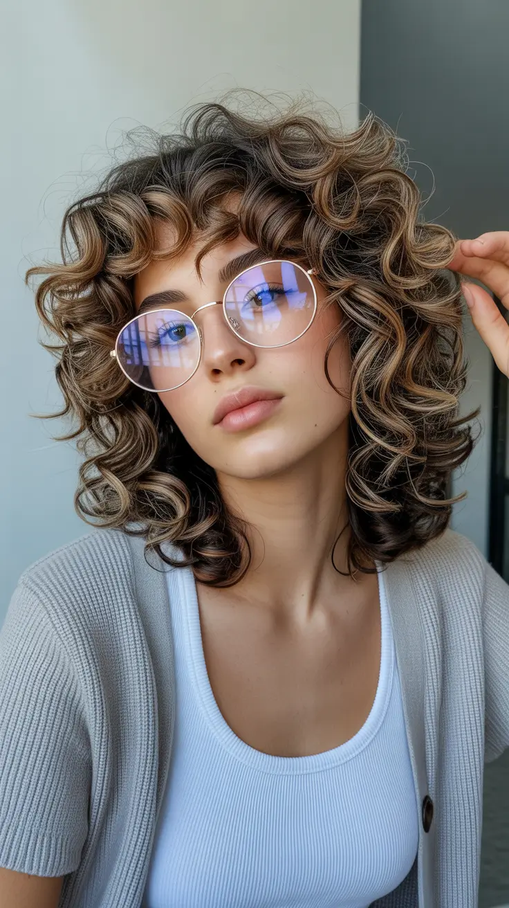 Best curly hairstyles 2026 Softly Layered Short Curly Bob With Modern Framing