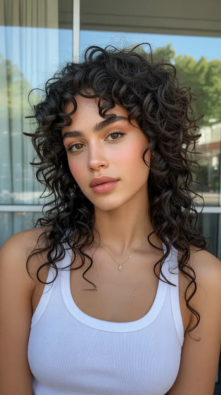 Best curly hairstyles 2026 Modern Curly Shag With Cascading S-Curls