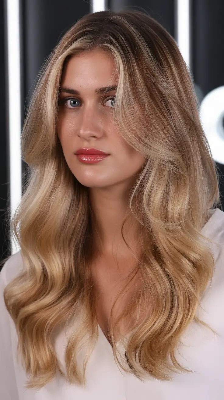 Best haircuts for medium hair 2026 Golden Waves with Soft Curtain Layers