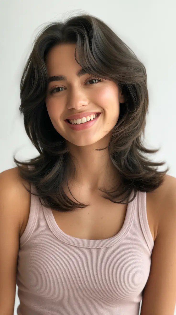 Best haircuts for medium hair 2026 Modern Shag Revival with Volume