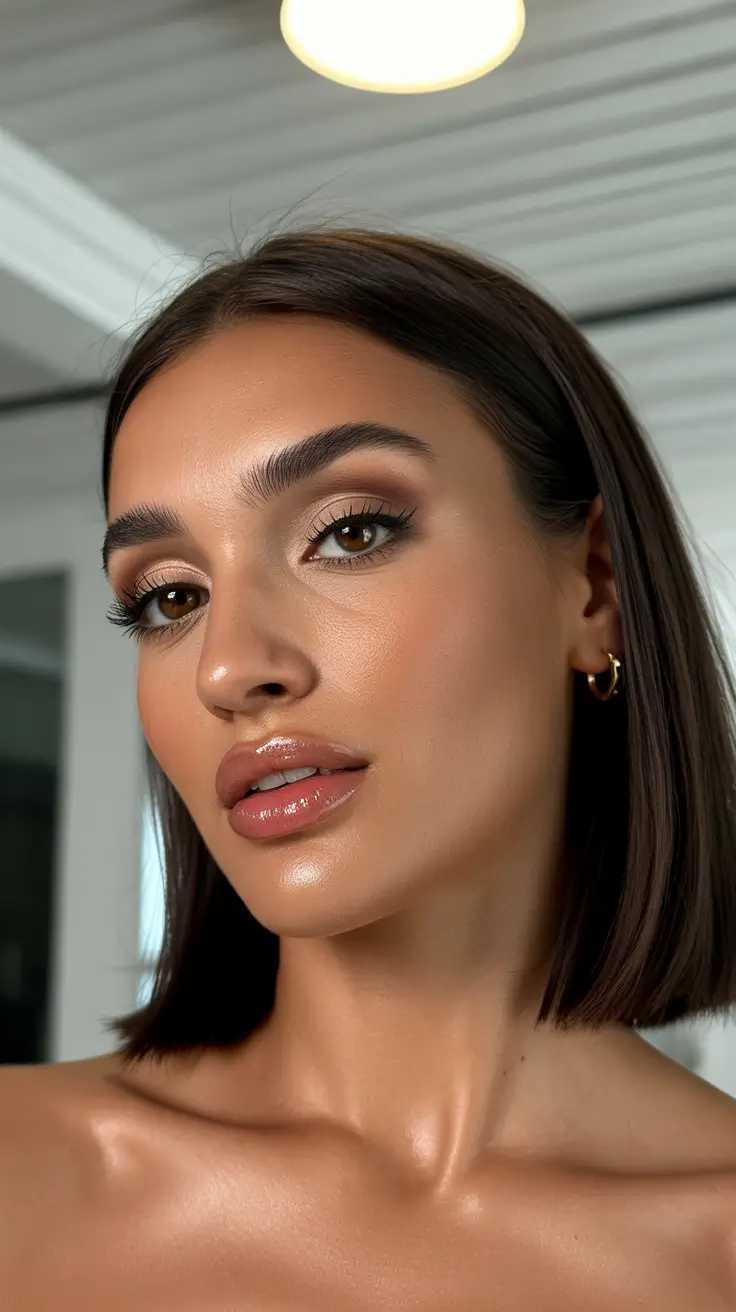 Best haircuts for medium hair 2026 Glossy Espresso Bob