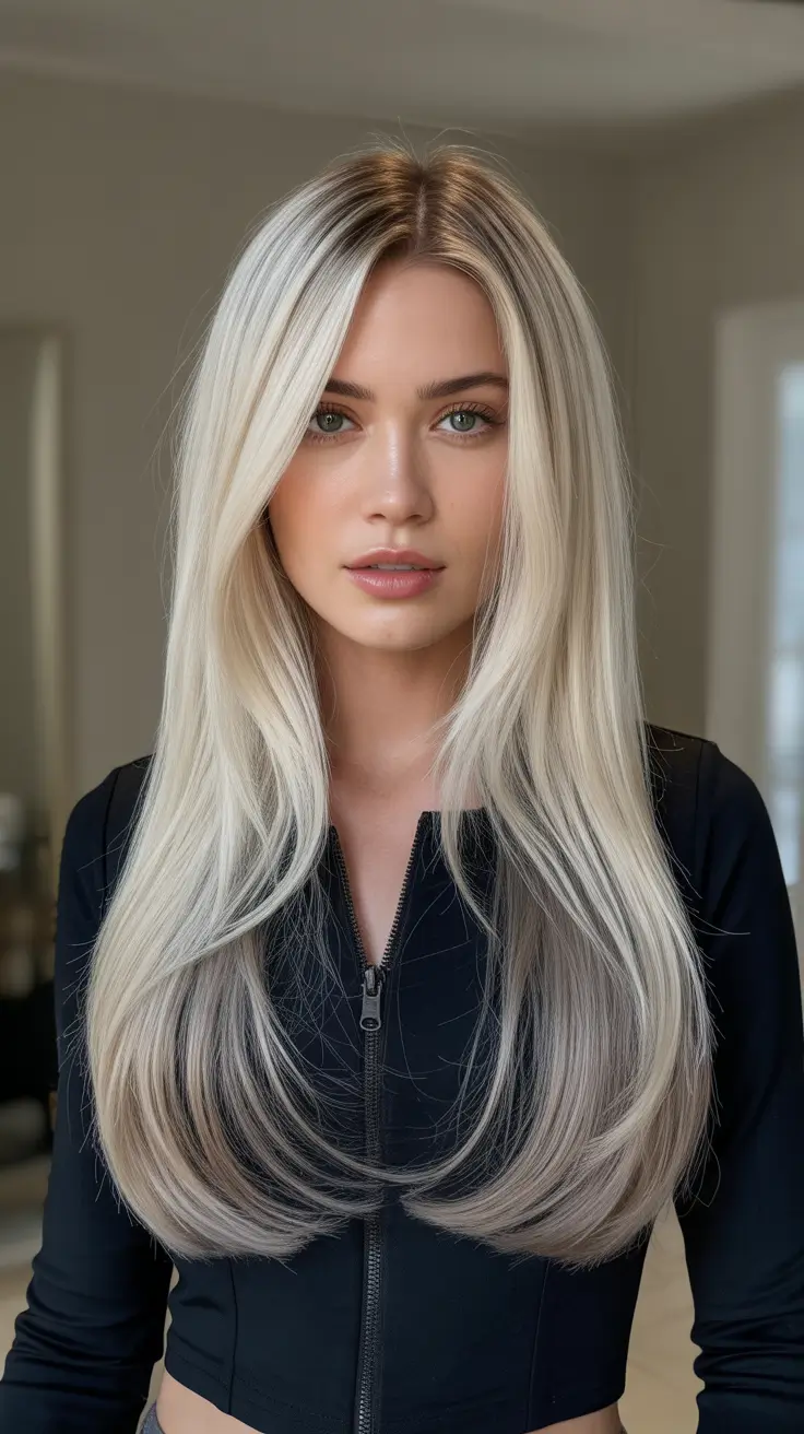 Best haircuts for medium hair 2026 Butter Blonde Layers with Sleek Ends