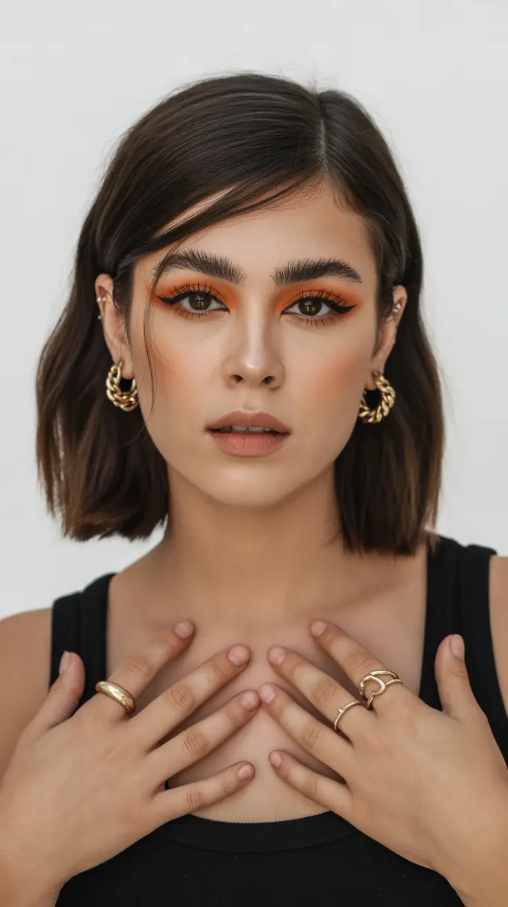 Best haircuts for thin fine hair 2026 Textured Medium Bob with Side Bangs