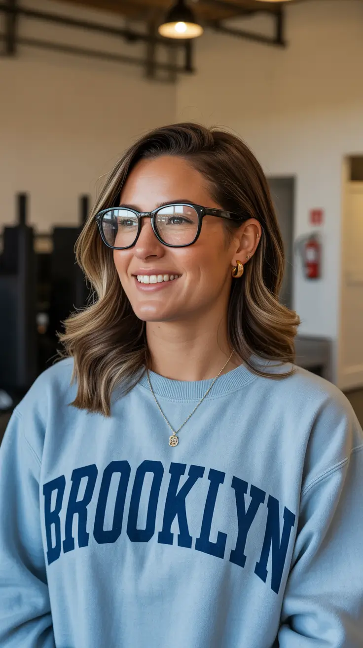 Best haircuts for thin fine hair 2026 Casual Shoulder-Length Waves with Warm Dimension