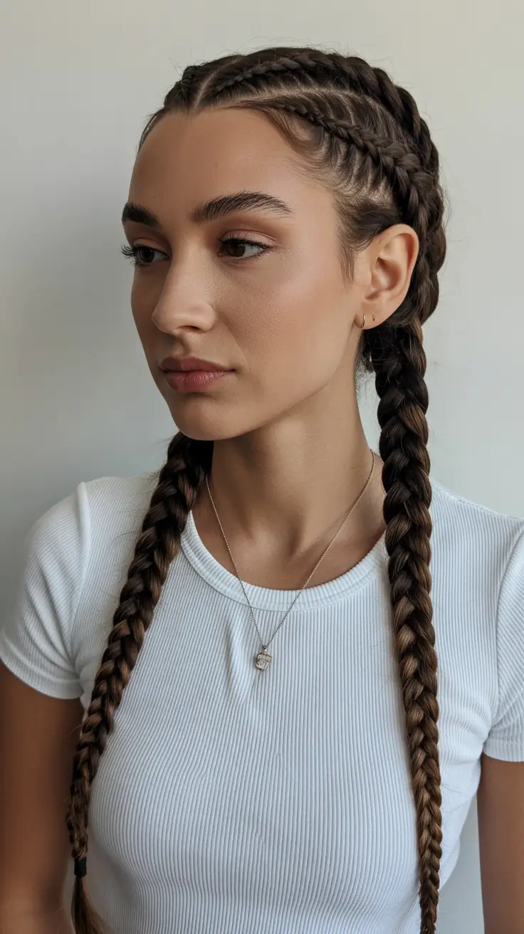 Braided hairstyles for women 2026 Feed-In Precision Braids