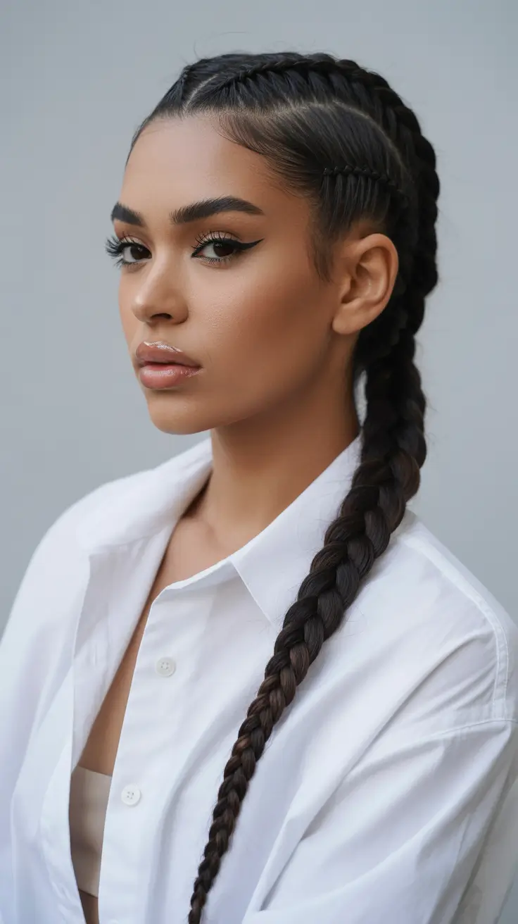 Braided hairstyles for women 2026 Classic Side Braid Reinvented