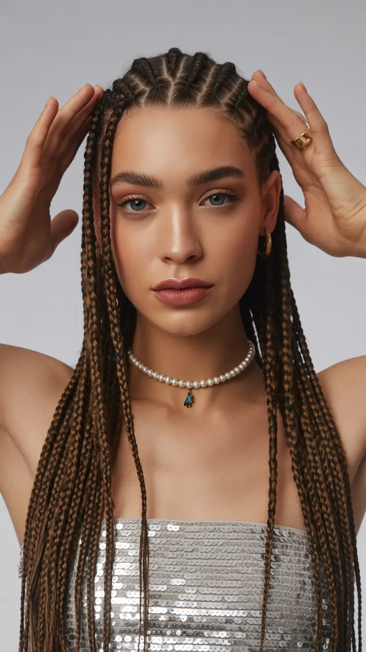 Braided hairstyles for women 2026 Modern Boho Knotless Look