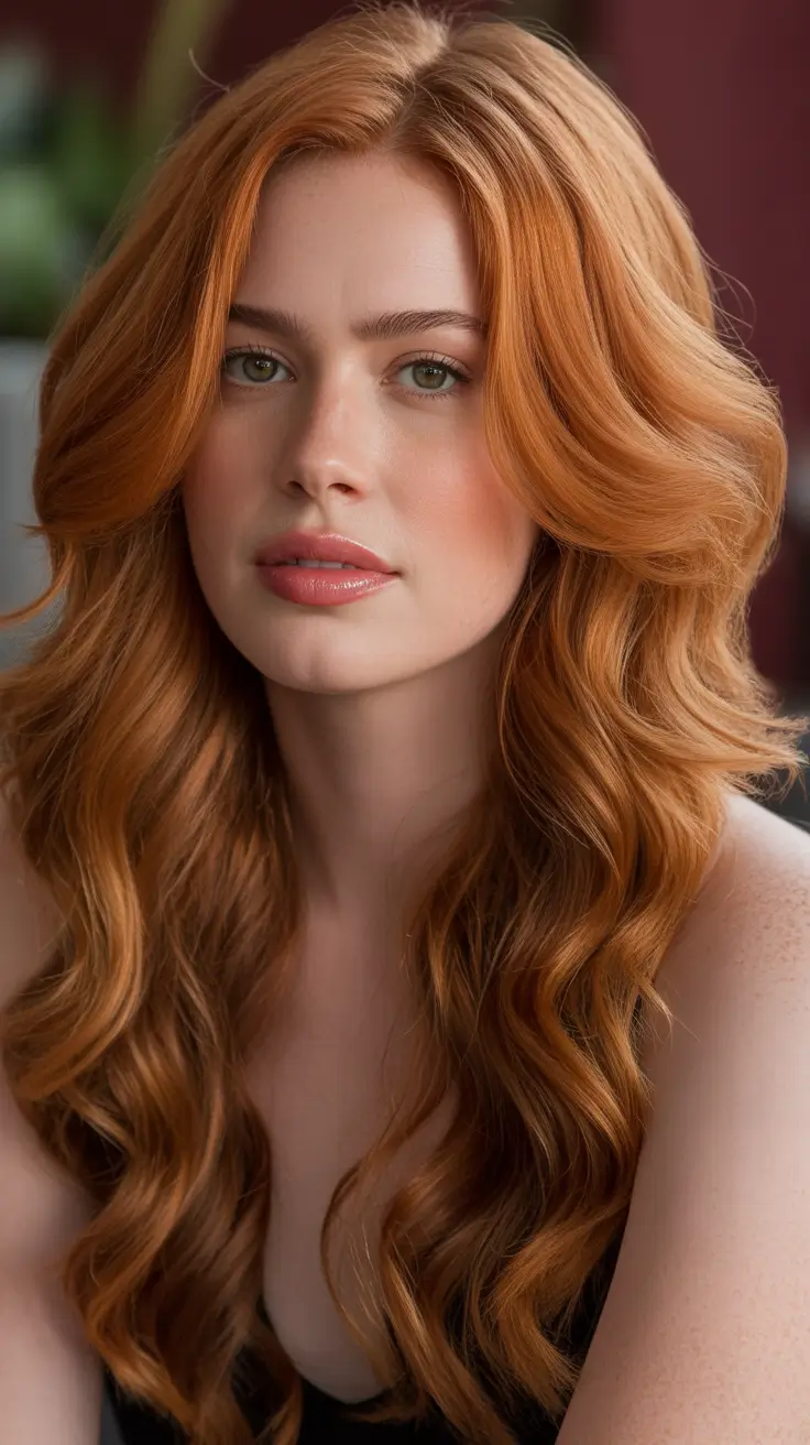 Cute hairstyle ideas 2026 Copper Sunset Layers