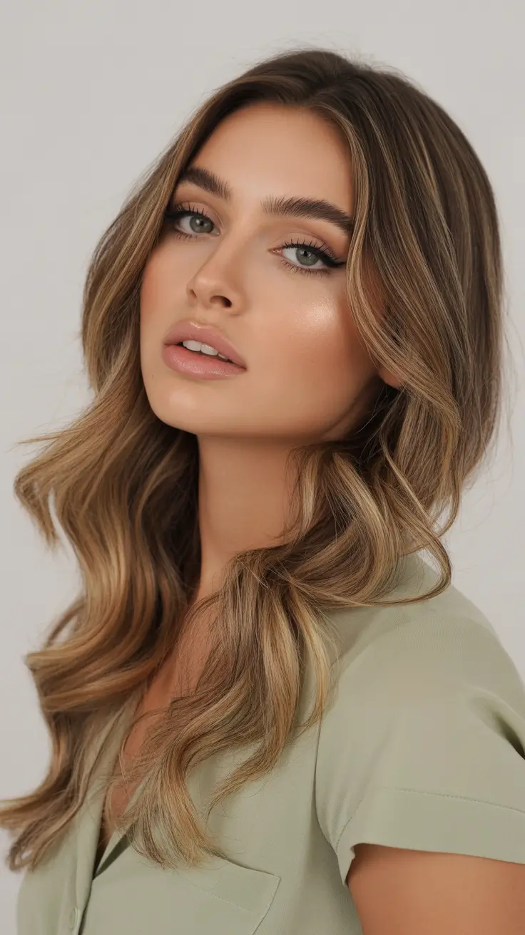 Cute hairstyle ideas 2026 Hazelnut Balayage Perfection