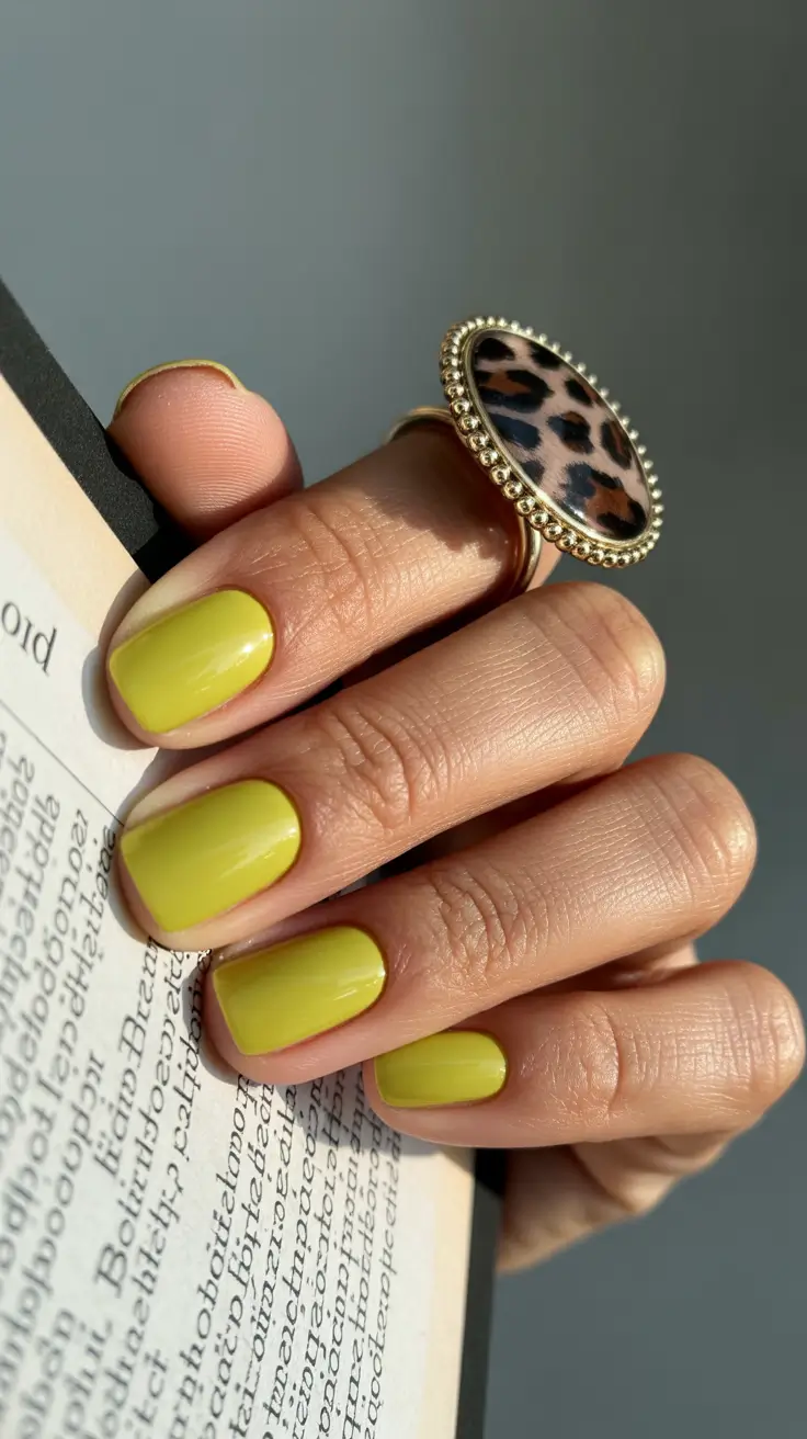 cute nails inspiration 2026 Lemon Zest Chic