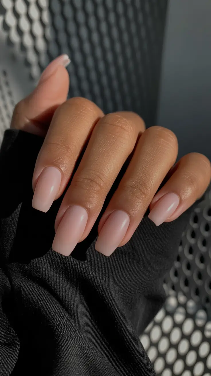 gel nail designs 2026 Soft Pink Neutral