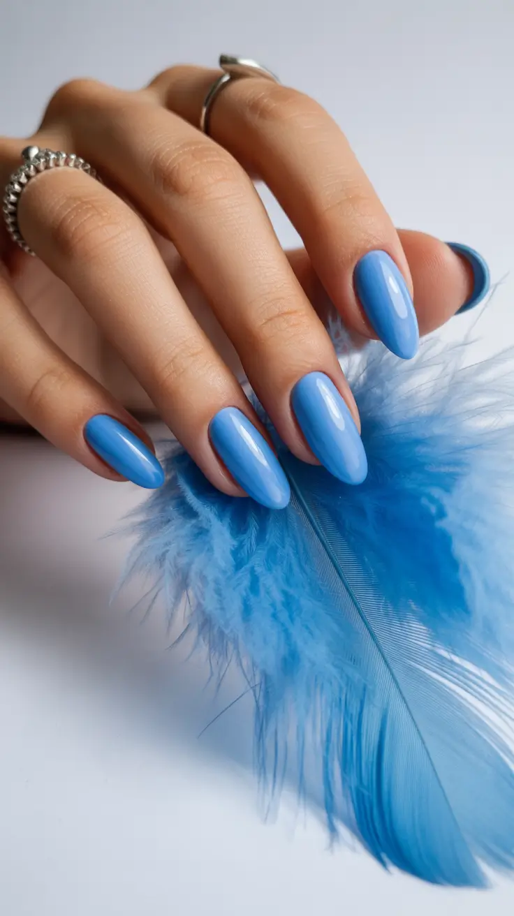 nail inspo aesthetic 2026 Bluebell Soft Gloss Calm