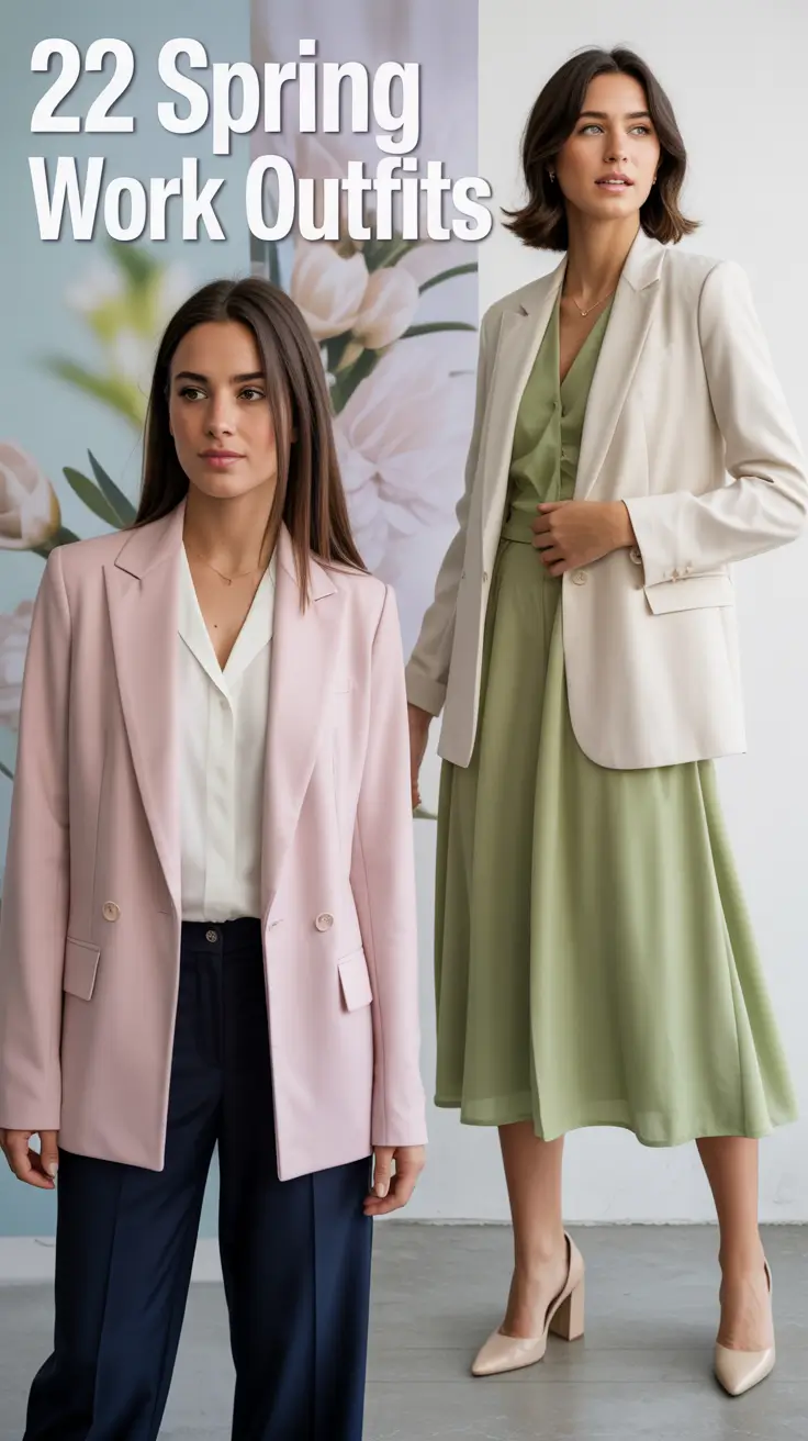 Spring Work Outfits 2026: Office Chic & Casual Ideas for Women