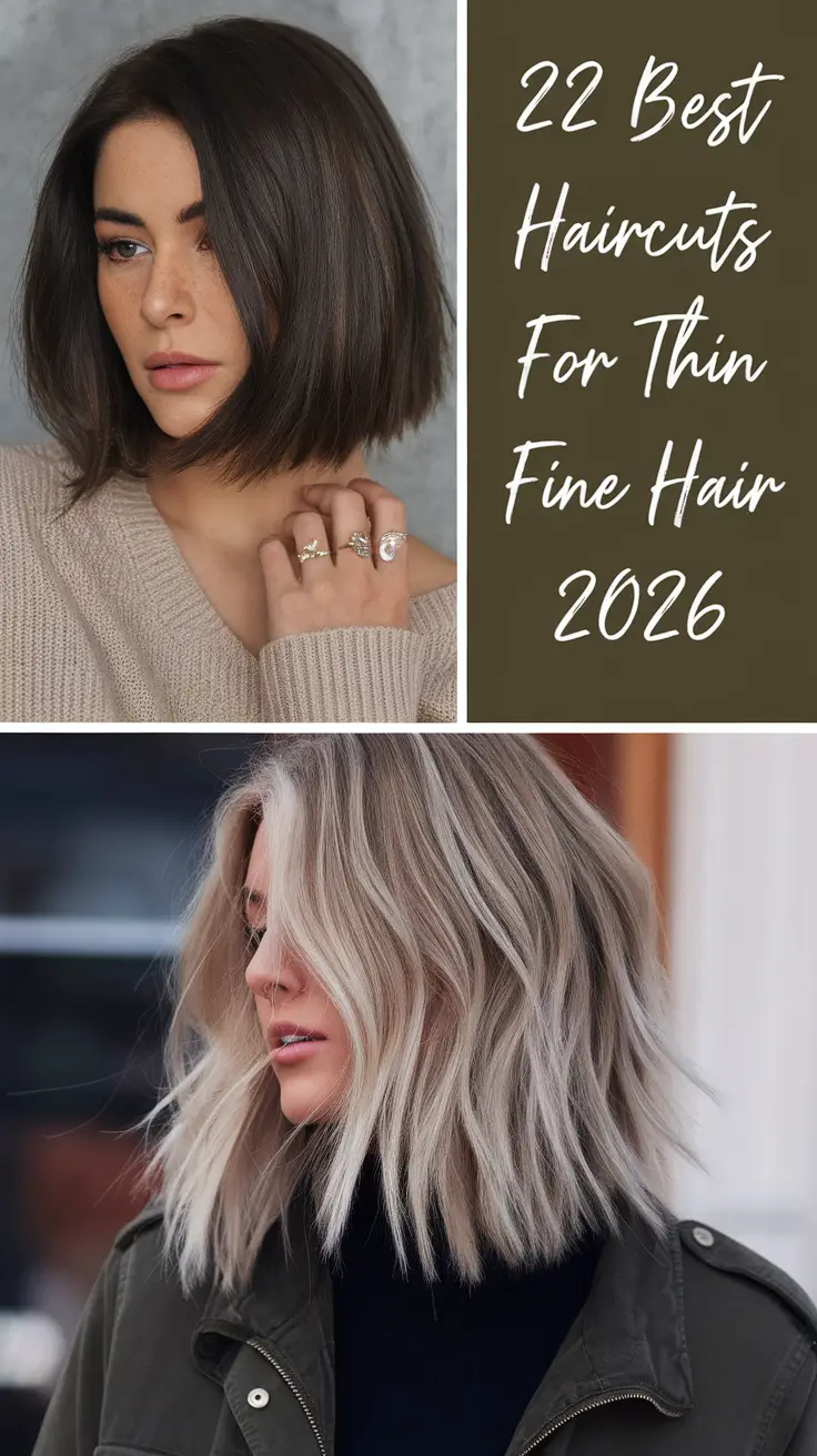 Best Haircuts for Thin Fine Hair 2026: Long Layers, Volume & Fresh Style Ideas