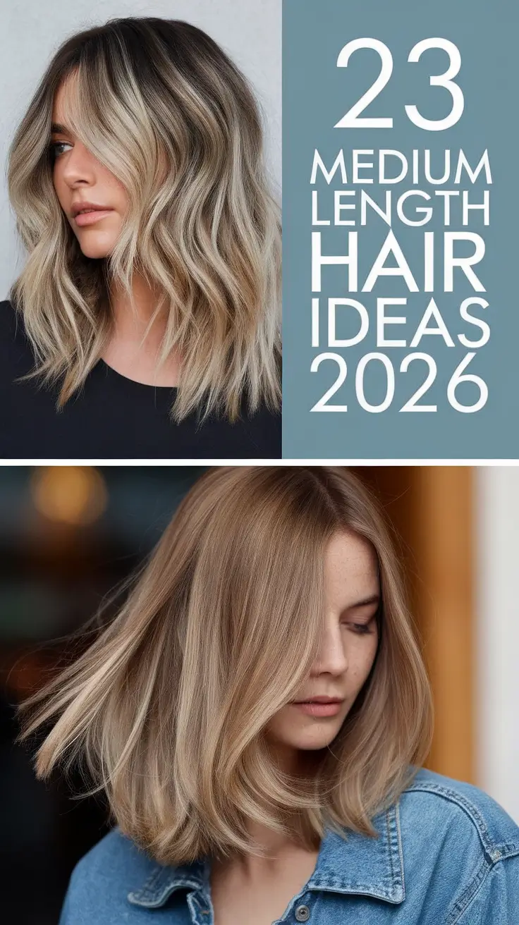 Medium Length Hair Ideas 2026: Fresh, Stylish & Curly-Inspired Looks for Every Season