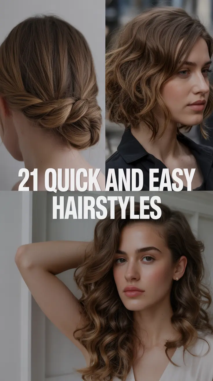 Quick and Easy Hairstyles 2026: Fresh, Cute Ideas for Every Hair Type