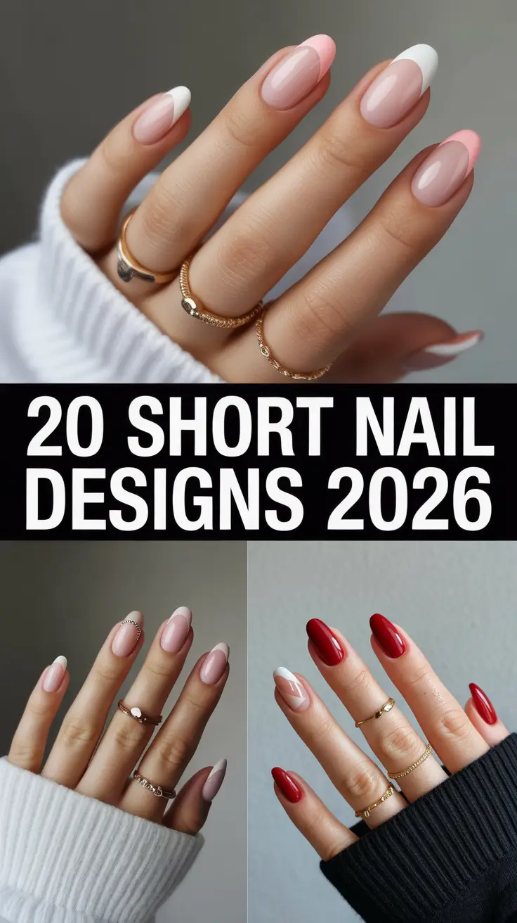 Short Nail Designs 2026: Trendy Ideas, Inspo & Elegant Manicure Art for Every Season