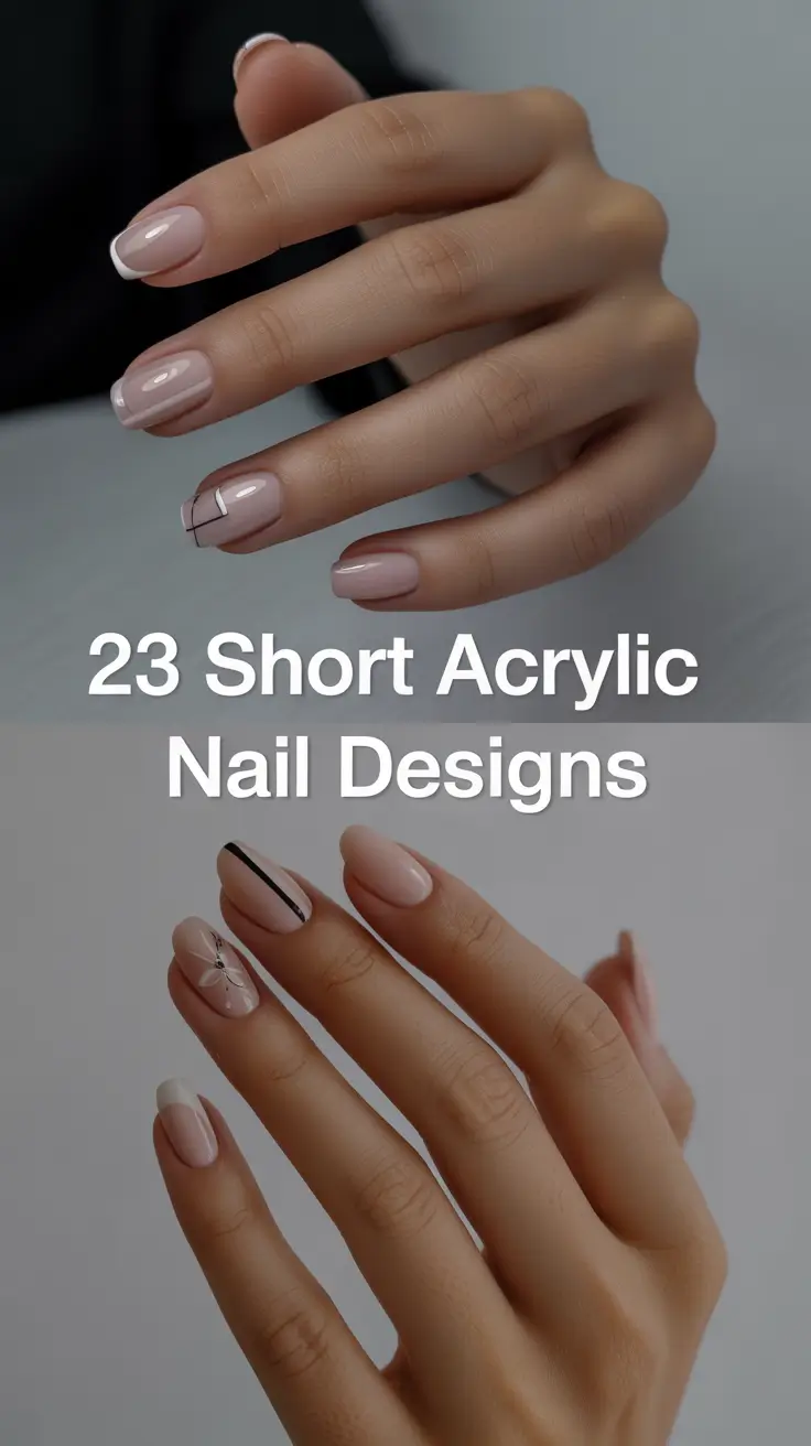 Short Acrylic Nail Designs 2026: Fresh Inspo for Cute, Trendy & Extra Looks