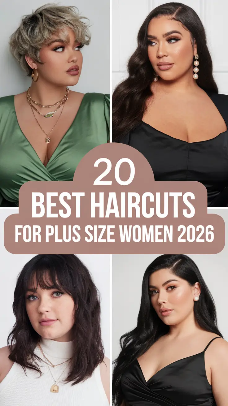 Best Haircuts for Plus Size Women 2026: Flattering, Trendy, and Confidence-Boosting Styles for Every Face Shape