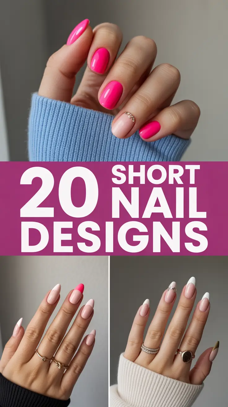 Short Nail Designs 2026: Trendy Ideas, Inspo & Elegant Manicure Art for Every Season