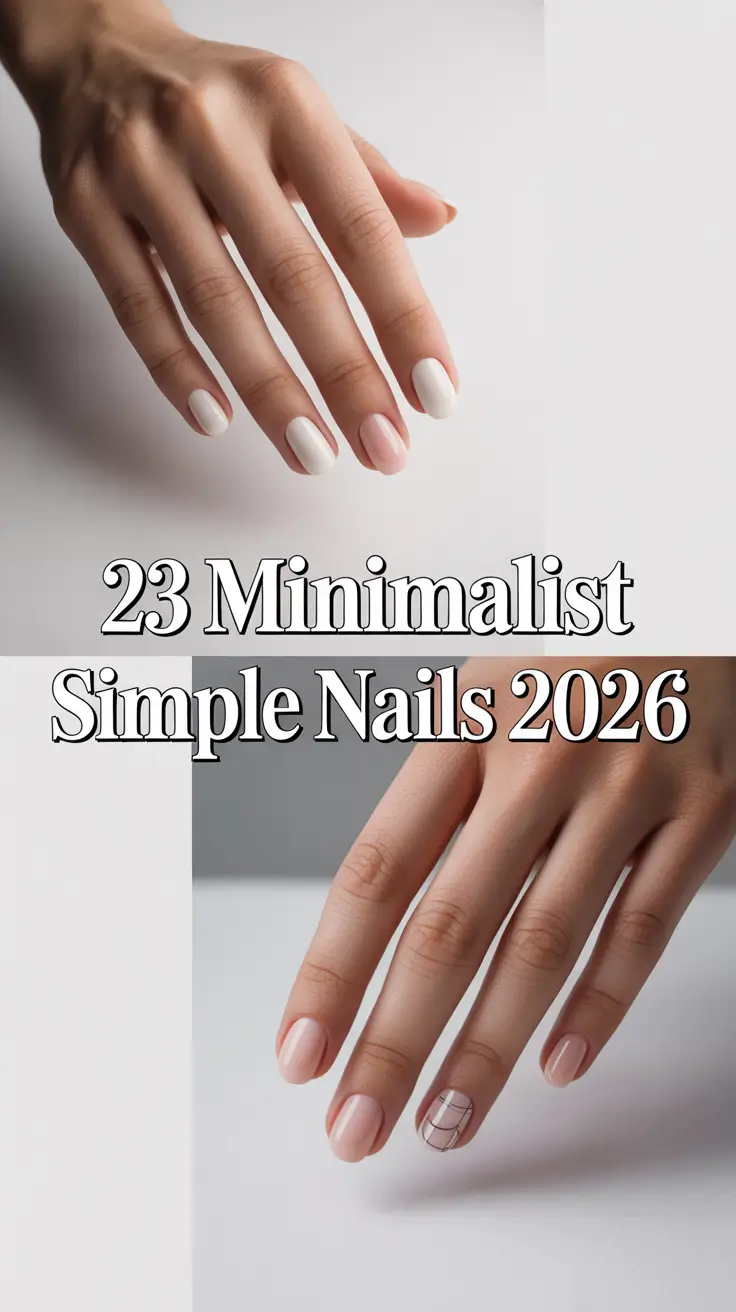 Minimalist Simple Nails 2026: Fresh Designs & Chic Ideas for the New Season