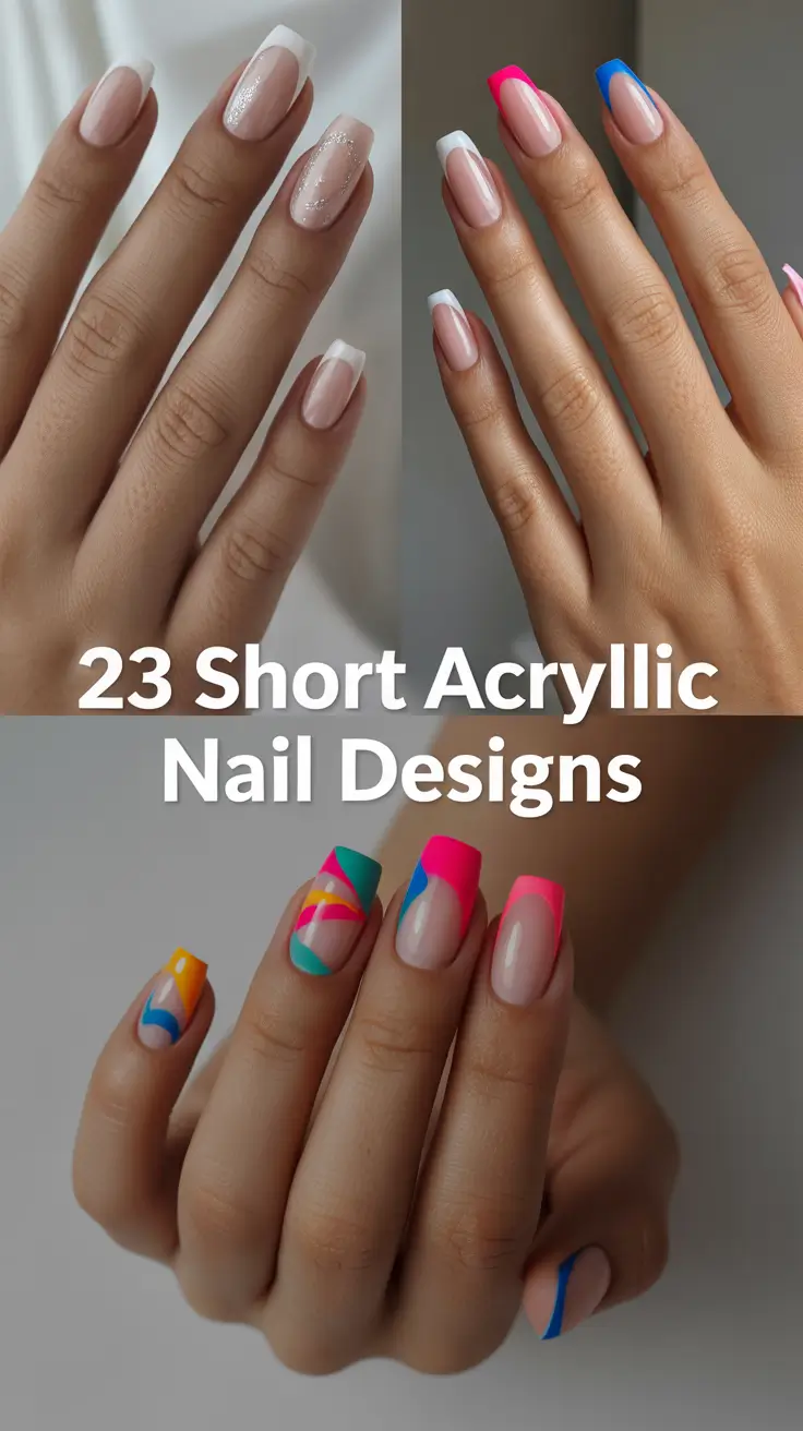 Short Acrylic Nail Designs 2026: Fresh Inspo for Cute, Trendy & Extra Looks