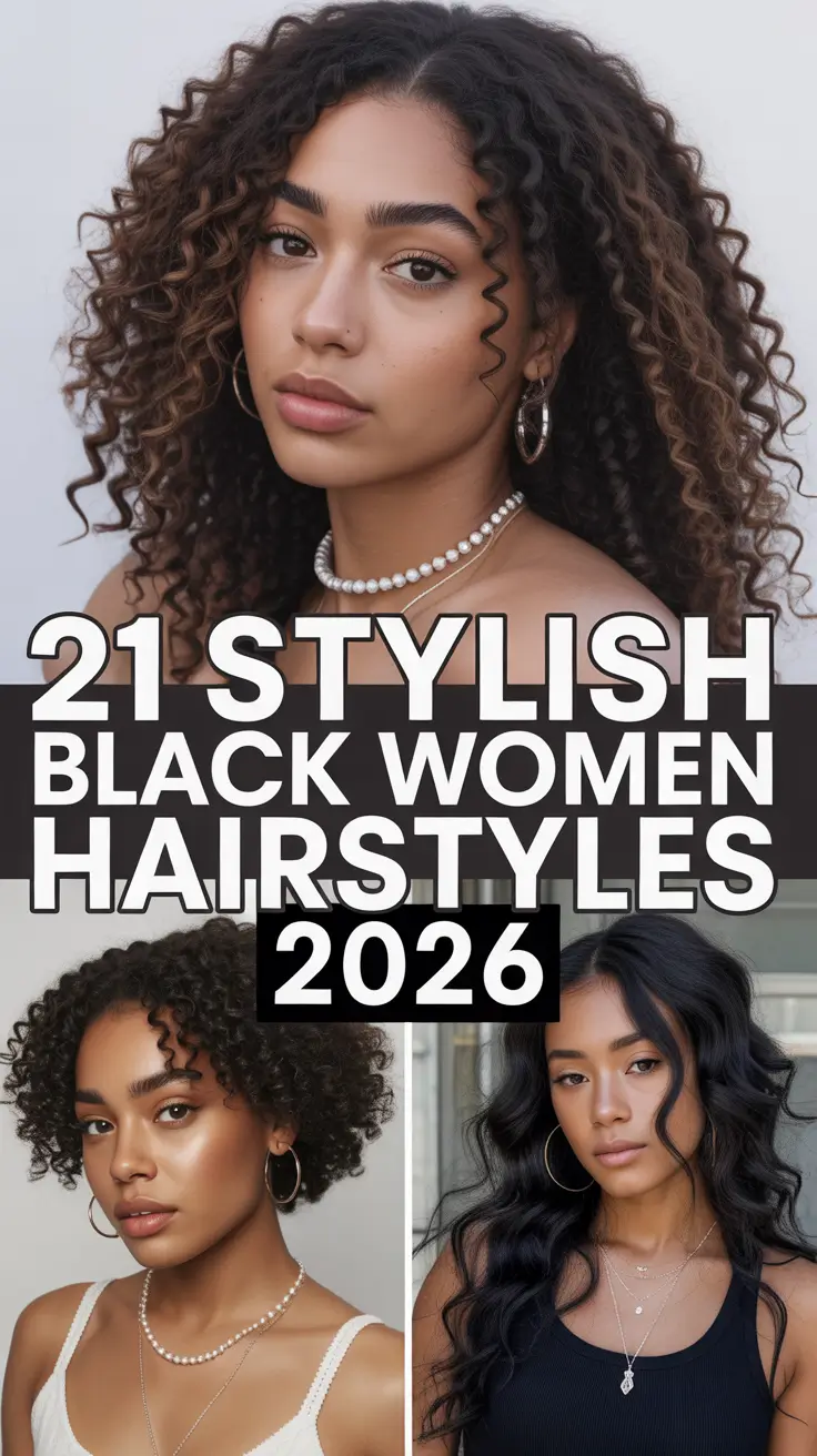 Stylish Black Women Hairstyles 2026: Trendy Looks from Braids to Natural Glam