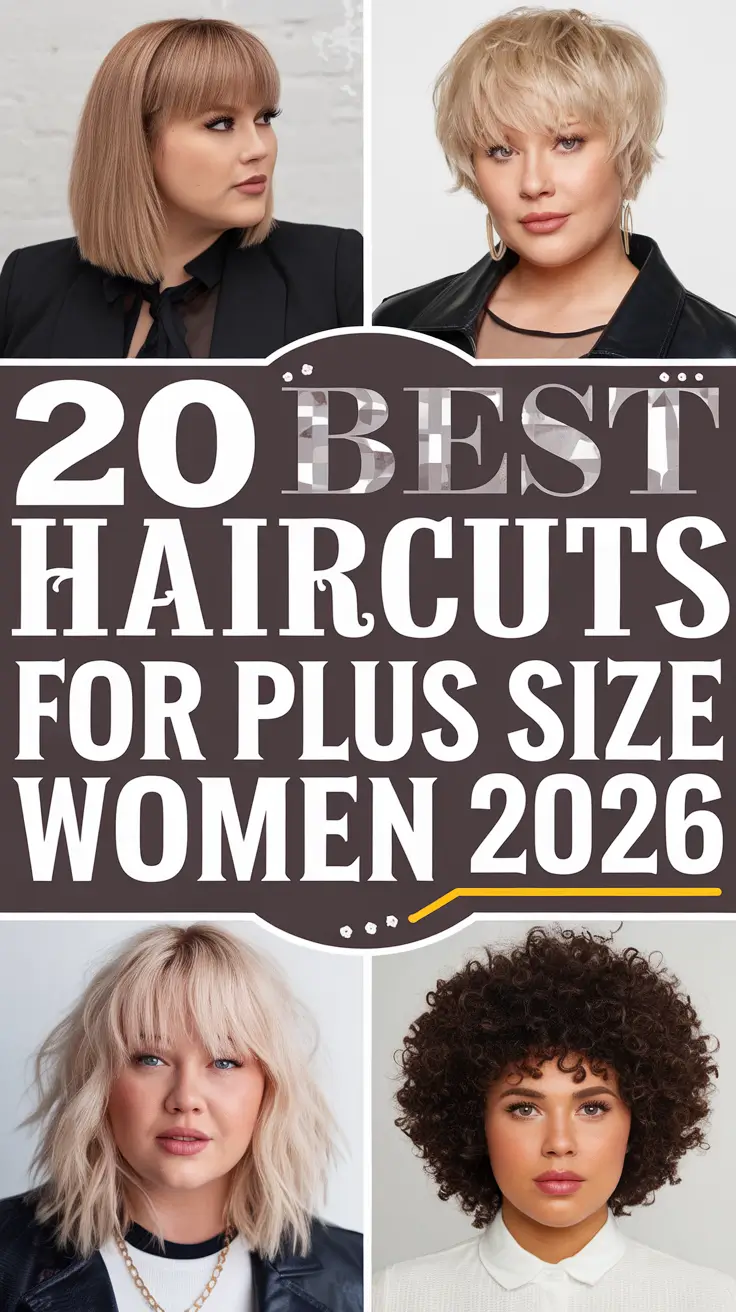 Best Haircuts for Plus Size Women 2026: Flattering, Trendy, and Confidence-Boosting Styles for Every Face Shape