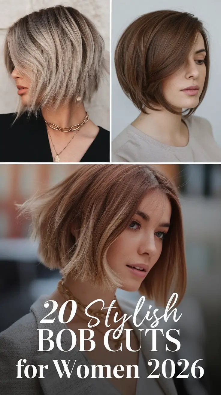Stylish Bob Cuts for Women 2026: Fresh & Angled Looks for the New Season