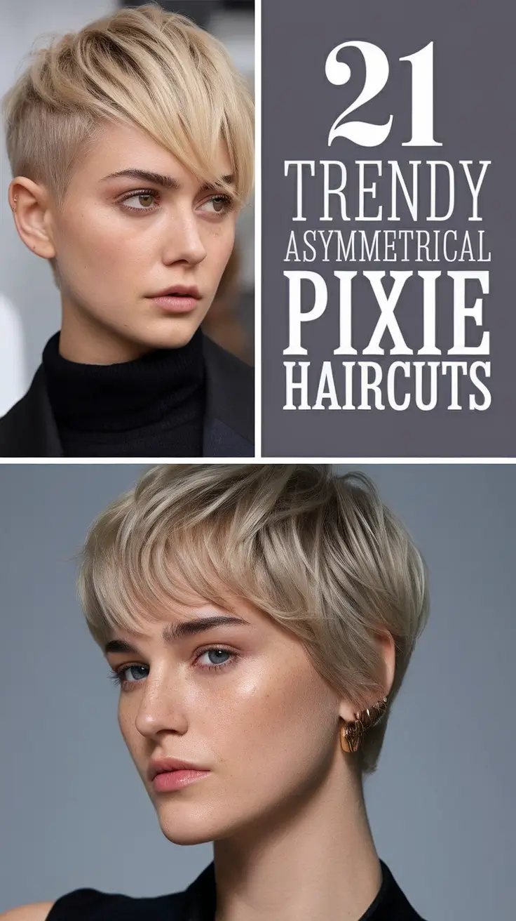 Trendy Asymmetrical Pixie Haircuts 2026: Fresh Views & Modern Edgy Styles