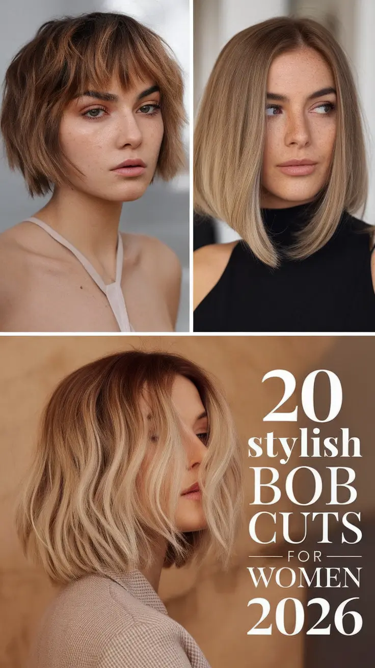 Stylish Bob Cuts for Women 2026: Fresh & Angled Looks for the New Season
