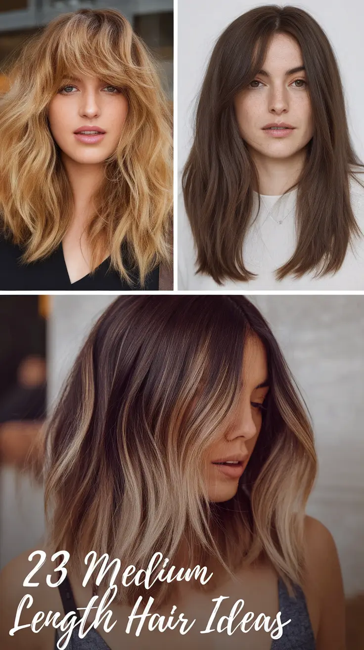 Medium Length Hair Ideas 2026: Fresh, Stylish & Curly-Inspired Looks for Every Season