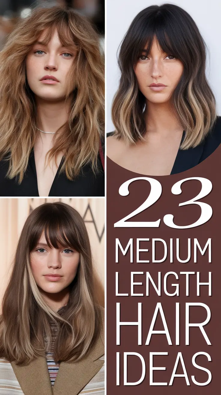 Medium Length Hair Ideas 2026: Fresh, Stylish & Curly-Inspired Looks for Every Season