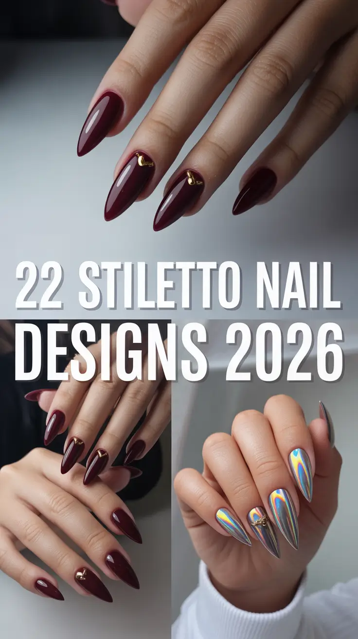 Stiletto Nail Designs 2026: Elegant & Modern Ideas for Trend-Lovers