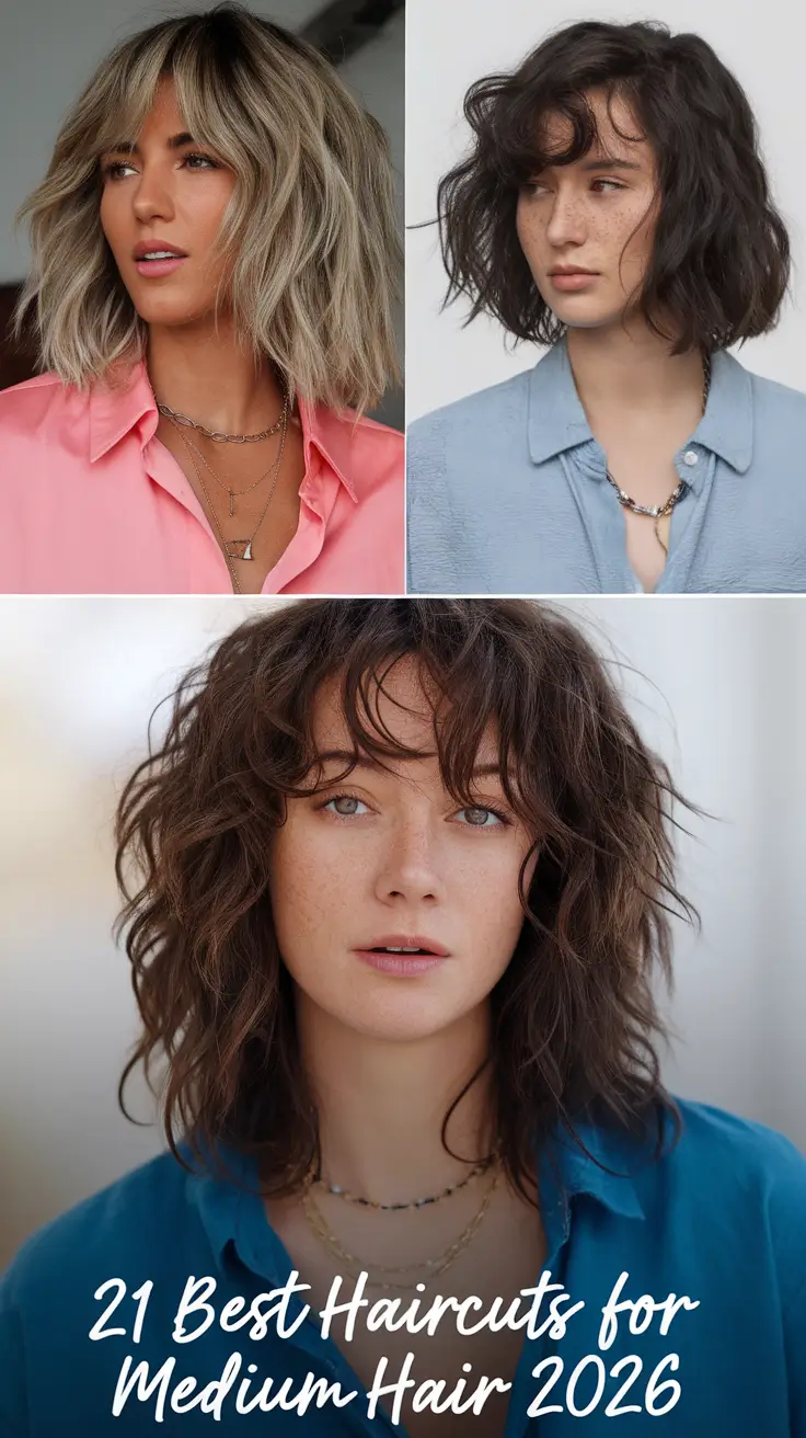 Best Haircuts for Medium Hair 2026: Stylish Cuts That Make Your Hair Look Fuller and Softer