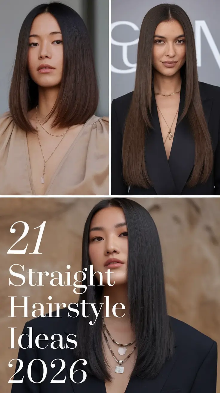 Straight Hairstyle Ideas 2026: Sleek, Cute & Elegant Looks for Every Length