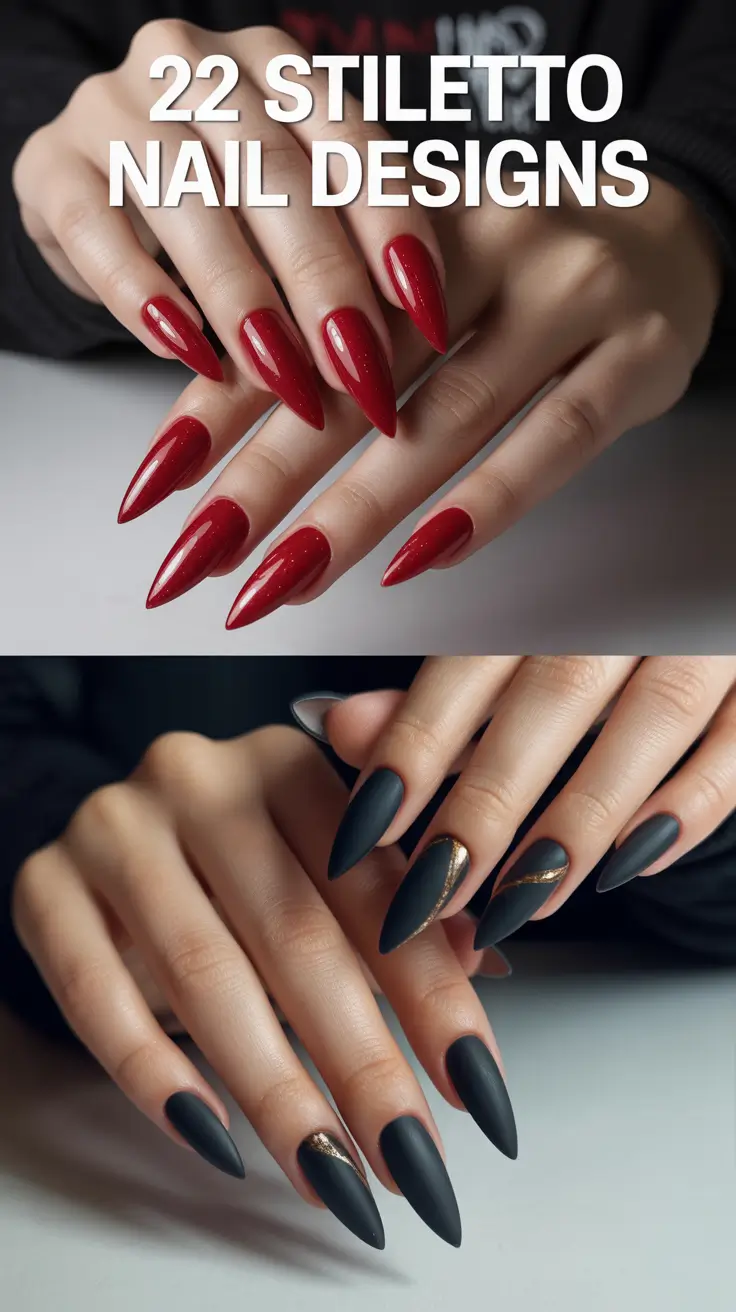 Stiletto Nail Designs 2026: Elegant & Modern Ideas for Trend-Lovers