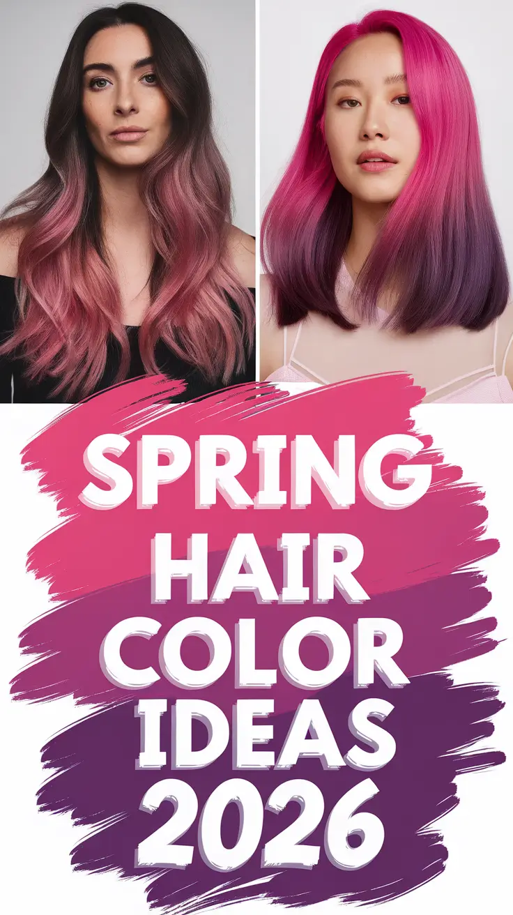 Spring Hair Color Ideas 2026: Soft & Bright Trends for Blondes and Brunettes