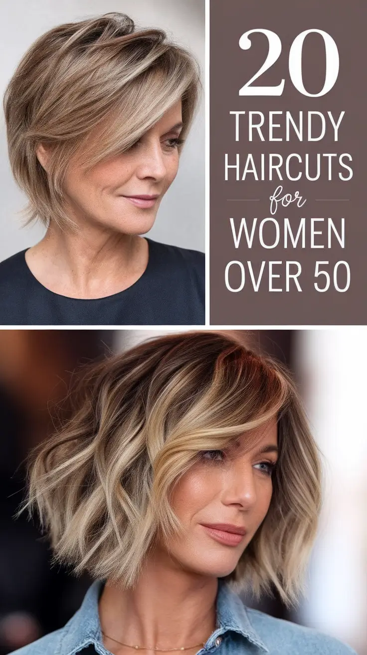 Trendy Haircuts for Women Over 50 2026: Best Bob, Pixie & Layered Cuts for a Fresh Look