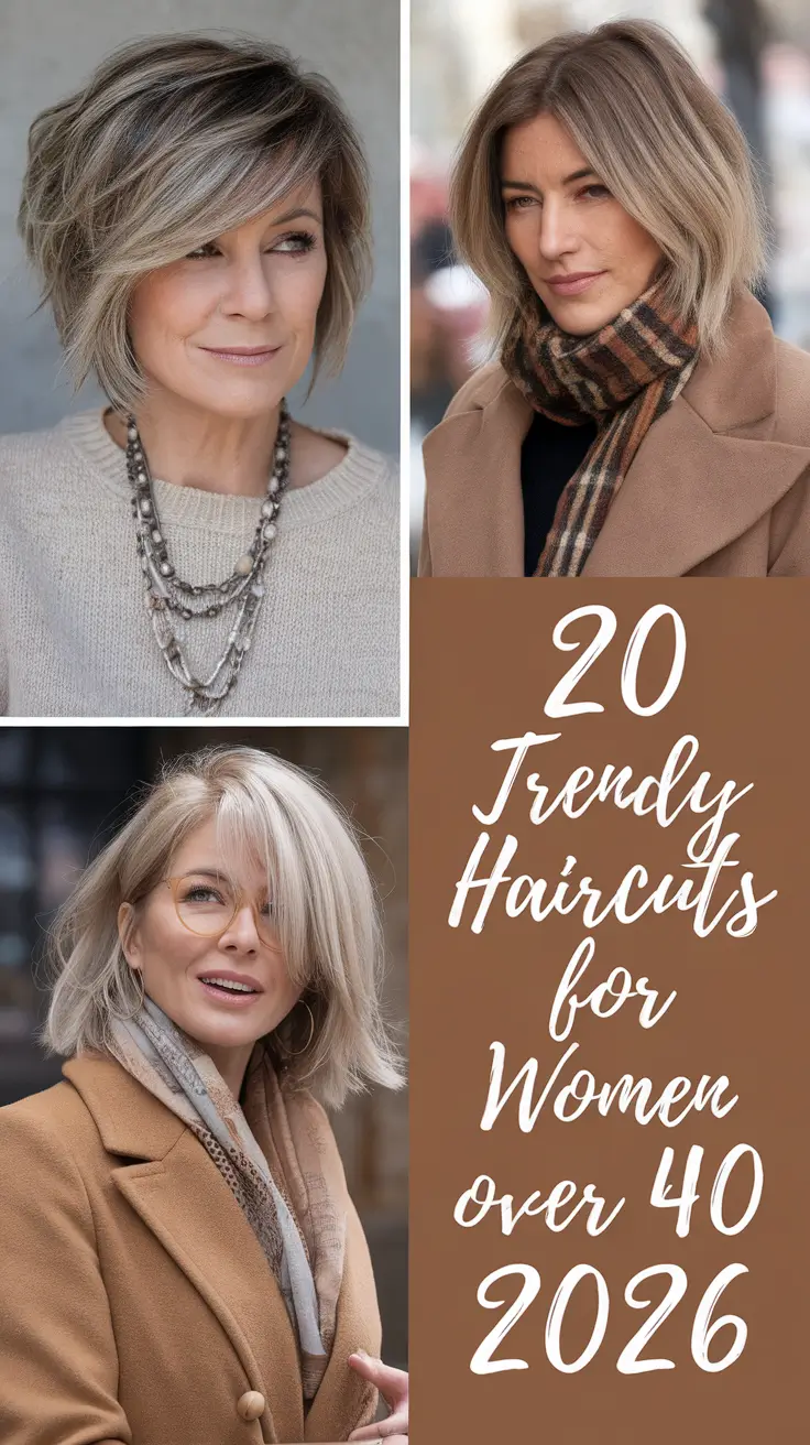 Trendy Haircuts for Women Over 40 2026: Fresh Modern Styles for Every Hair Type