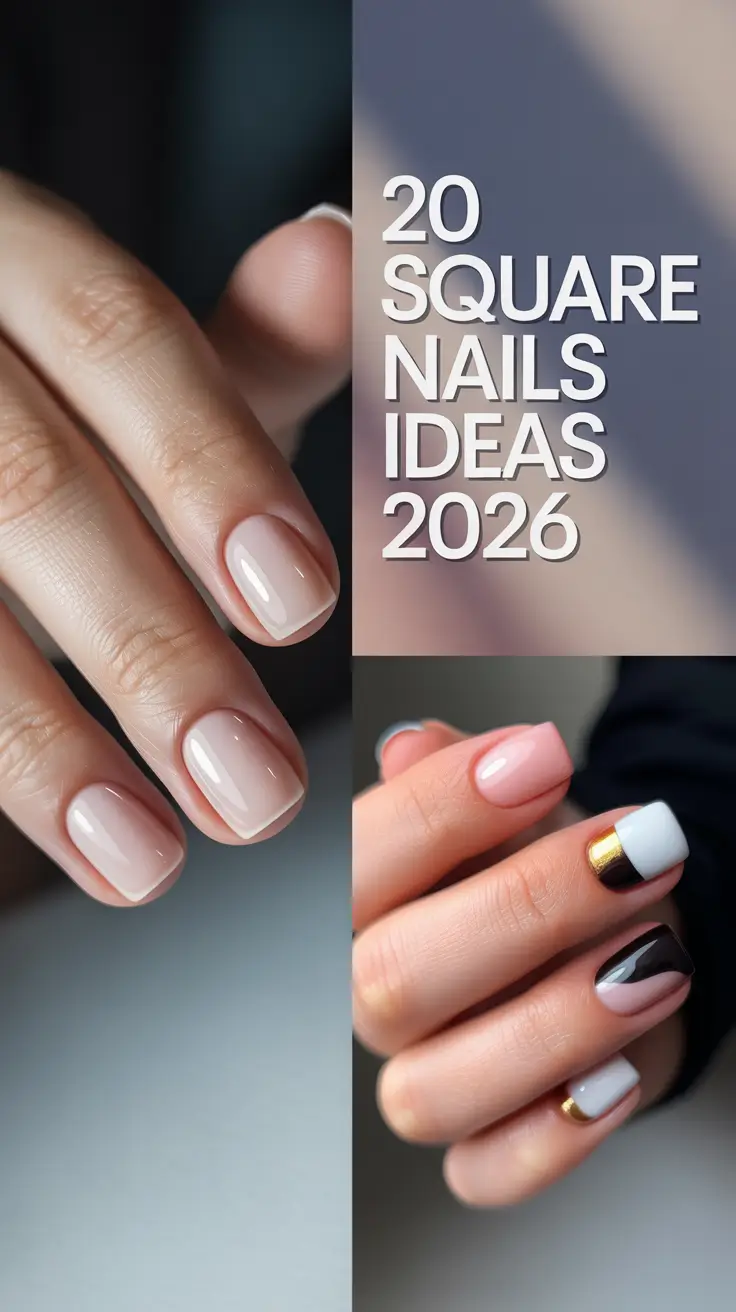Square Nails Ideas 2026: Fresh Designs, Inspo & Trends for Every Length