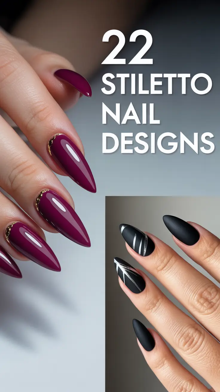 Stiletto Nail Designs 2026: Elegant & Modern Ideas for Trend-Lovers