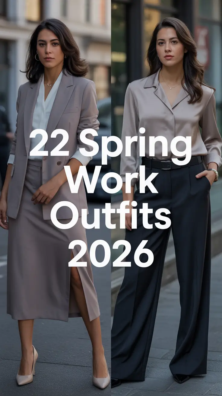 Spring Work Outfits 2026: Office Chic & Casual Ideas for Women