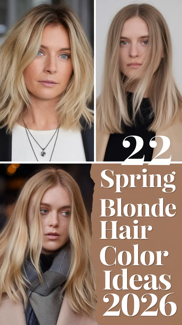 Spring Blonde Hair Color Ideas 2026: Soft, Bright & Modern Highlights for the New Season