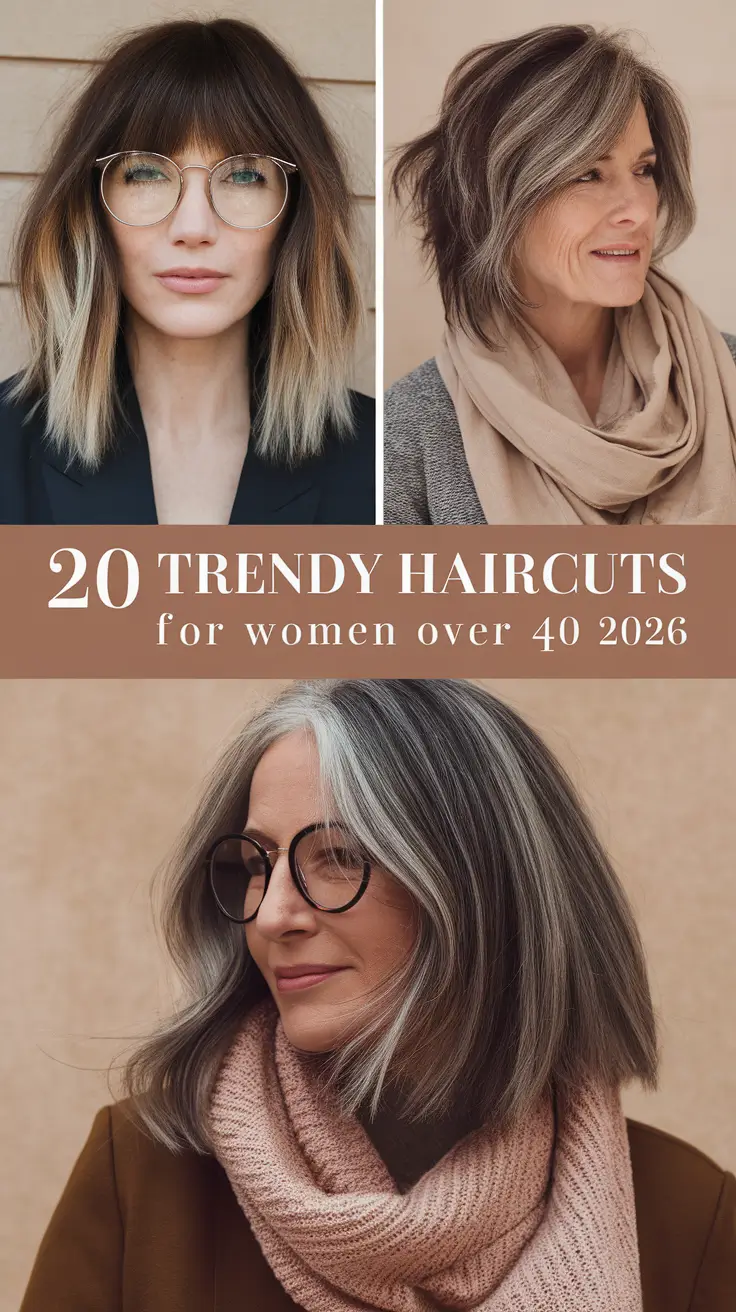 Trendy Haircuts for Women Over 40 2026: Fresh Modern Styles for Every Hair Type