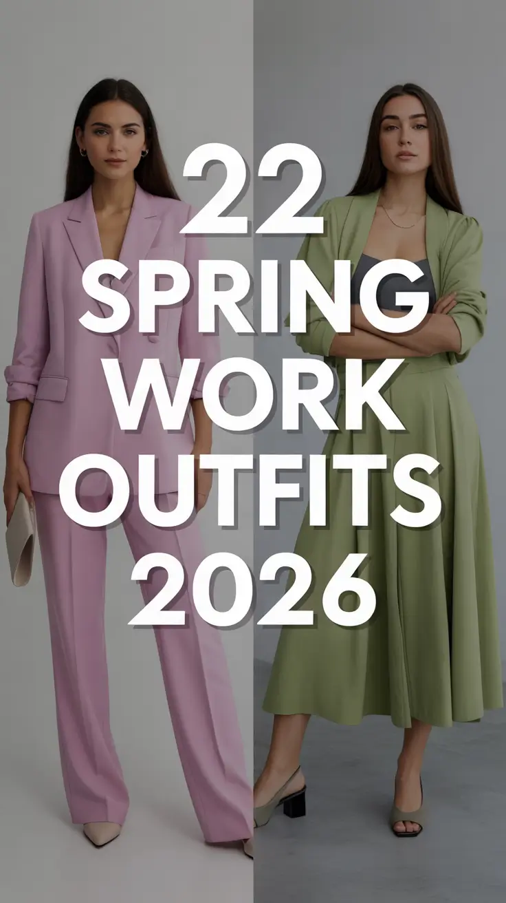 Spring Work Outfits 2026: Office Chic & Casual Ideas for Women