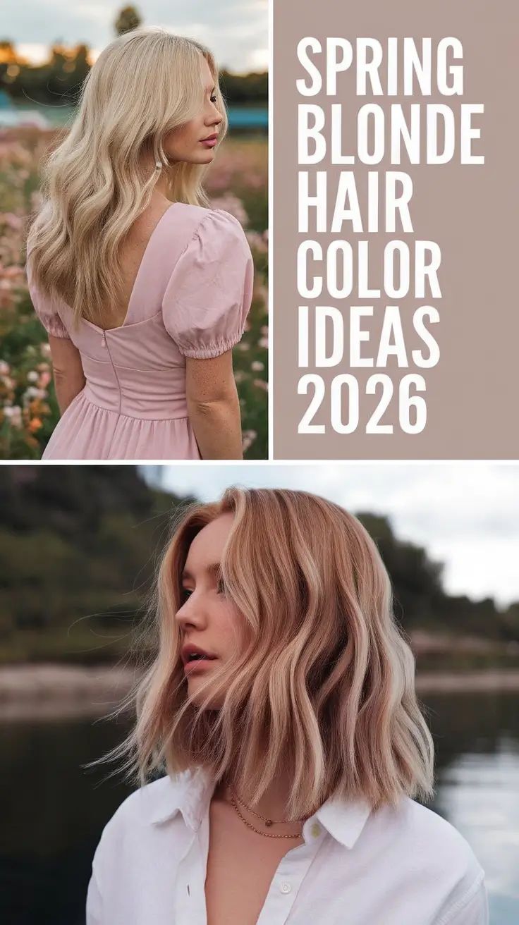 Spring Blonde Hair Color Ideas 2026: Soft, Bright & Modern Highlights for the New Season